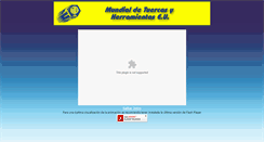 Desktop Screenshot of mundituercasyherramientas.com