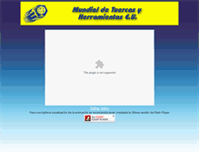 Tablet Screenshot of mundituercasyherramientas.com